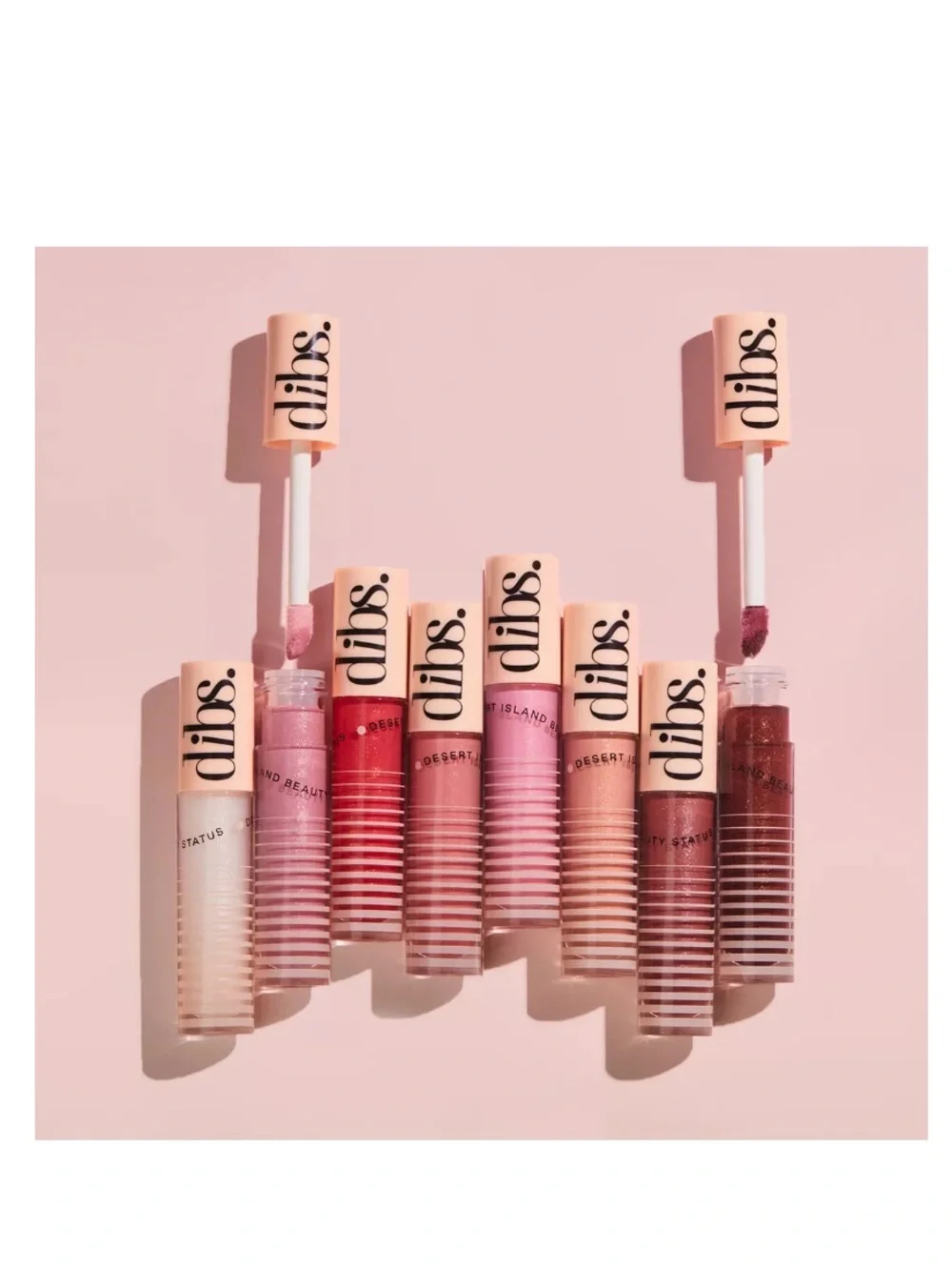 DIBS Beauty Go To Glossy Balm Color Italian Soda pink milkshake shimmer